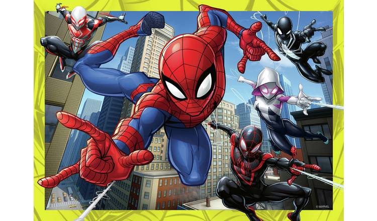 Spider deals man puzzle