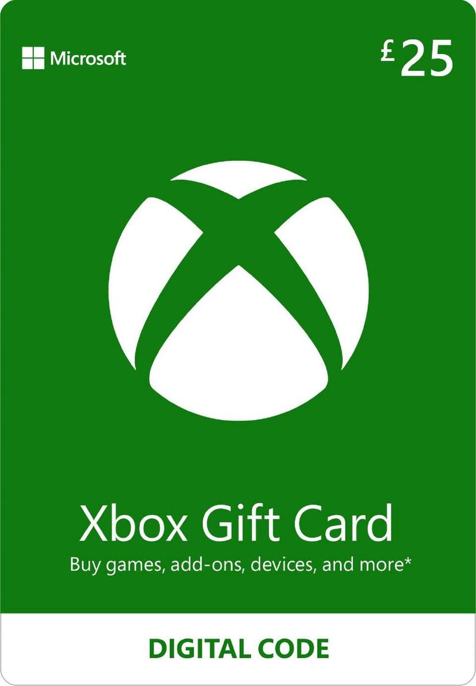 Xbox Live 25 GBP Gift Card Digital Download Review