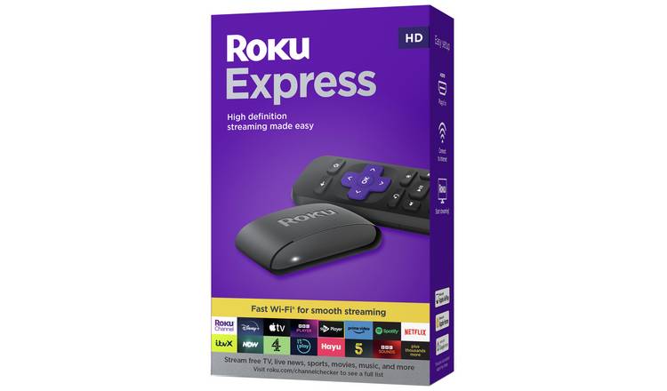 Roku Express HD Streaming Device with HDMI Cable and Remote