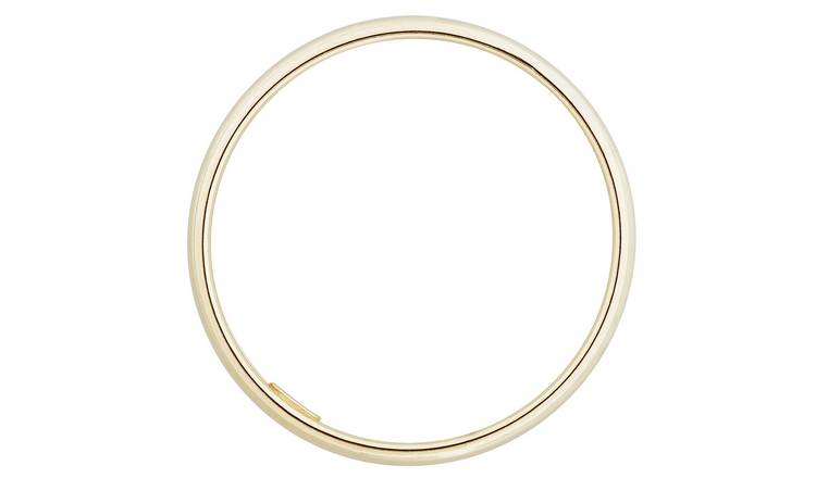 Revere 9ct Gold Rolled Edge Wedding Ring - 2mm - H