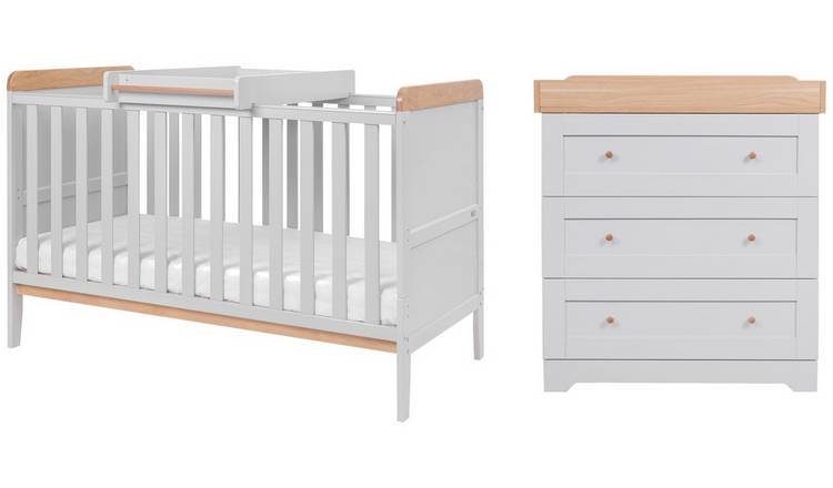Tutti Bambini Rio 2 Piece Nursery Furniture Set - Dove Grey