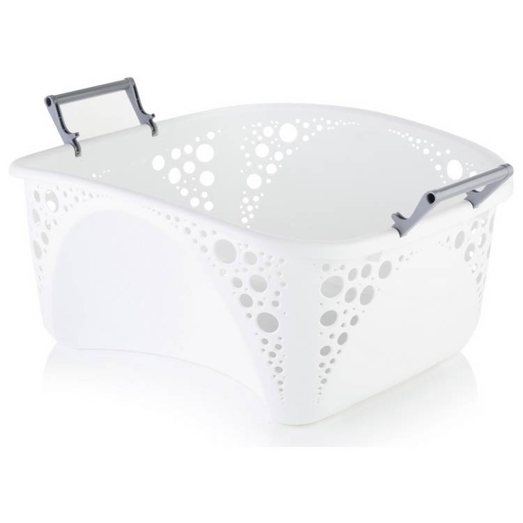 Minky 40 Litre Stackable Laundry Basket - White 0