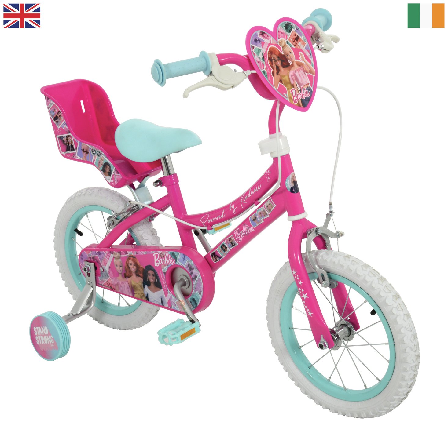 Barbie 14 inch Wheel Size Kids Beginner Bike