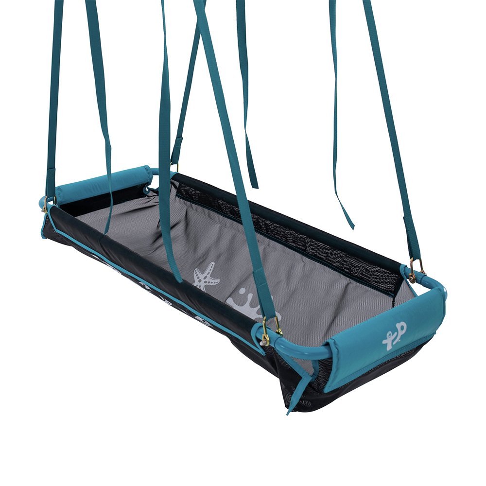 TP Kids Pirate Boat Double Garden Swing Seat - Blue