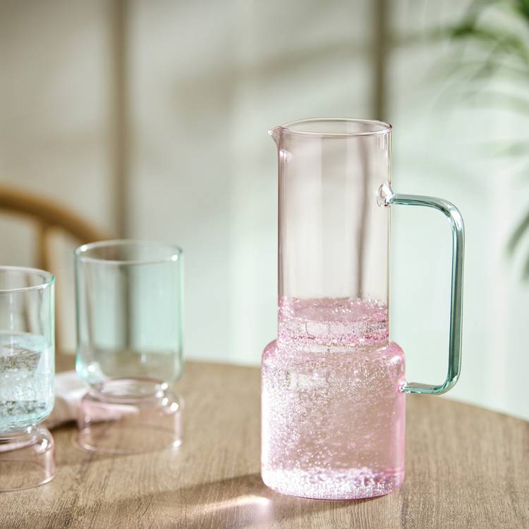 Habitat Two Tone Jug - Pink & Blue 0