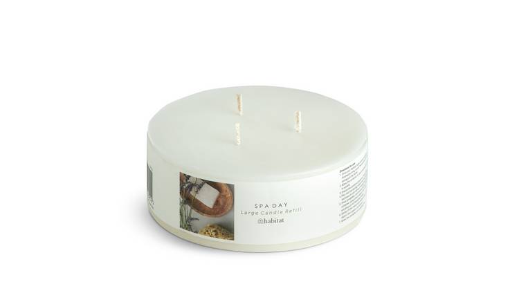 Habitat Large Core Plus Candle Wax Refill - Spa Day