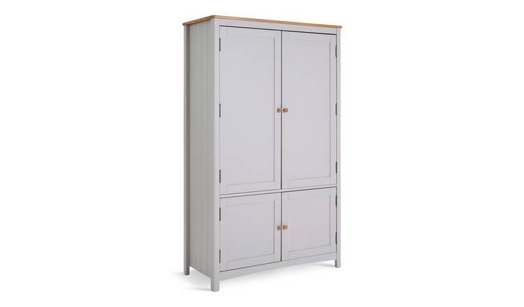 Habitat Bournemouth 4 Door Kitchen Larder - Grey