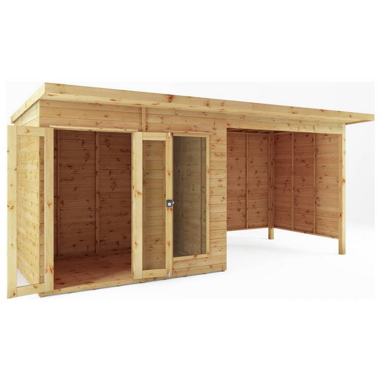 Mercia Maine Summerhouse with Patio Area - 16 x 6ft 0