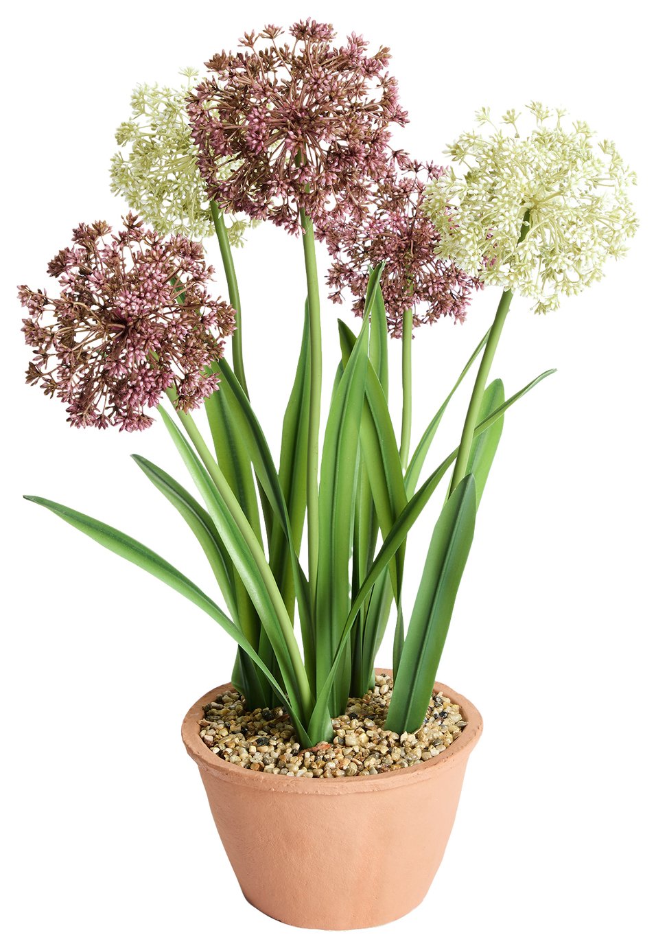 Home 24 inch Tall Faux Allium Plant