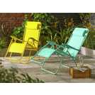 Buy Argos Home Folding Metal Zero Gravity Sun Lounger Teal