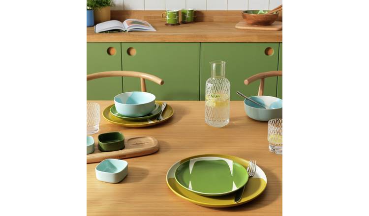 Habitat x Scion Lohko 12 Piece Stoneware Dinner Set