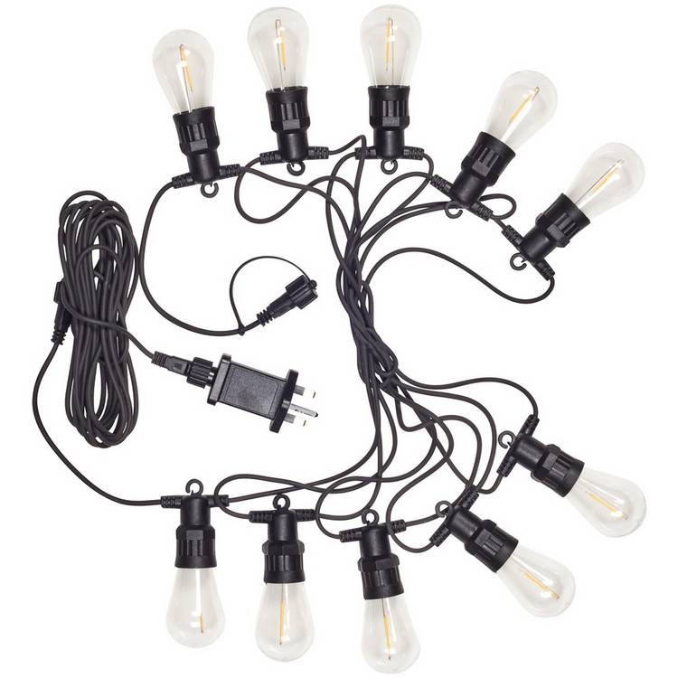 Smart Garden 20 Vintage Festoon String Lights - Warm White 0