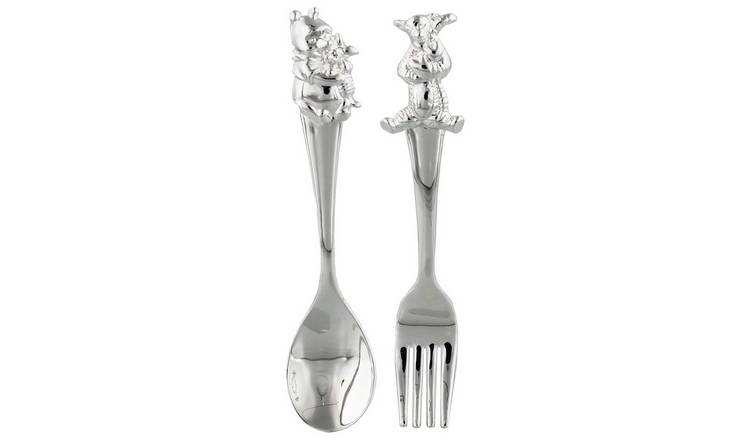 Disney Winnie The Pooh Fork And Spoon Set