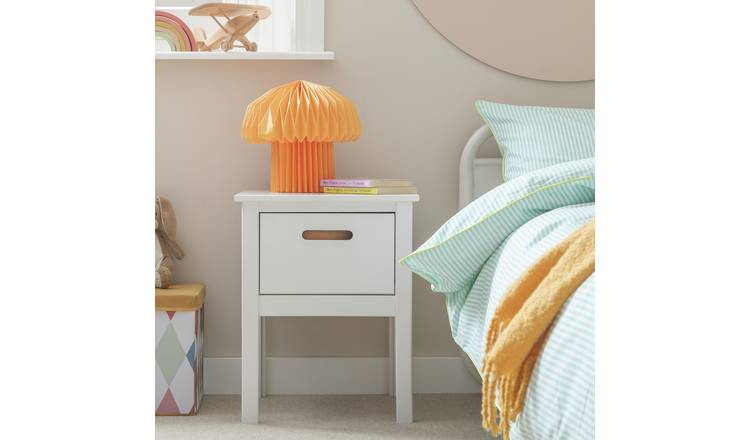 Habitat Kids Ronnie Bedside Table - White