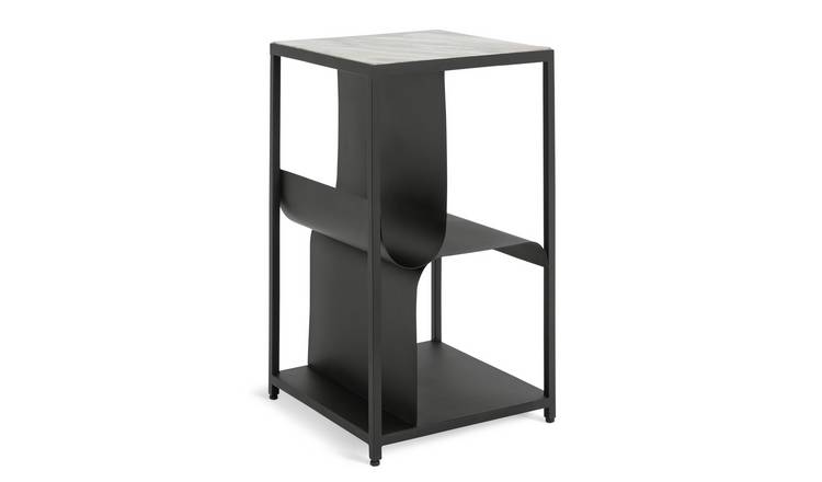 Habitat Sarai Magazine Side Table - Black