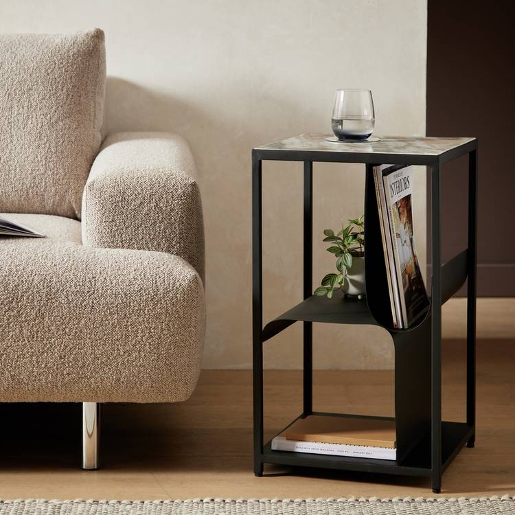 Habitat Sarai Side Table - Black 0