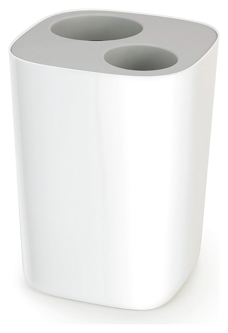 Joseph Joseph Split Bathroom Bin - Grey