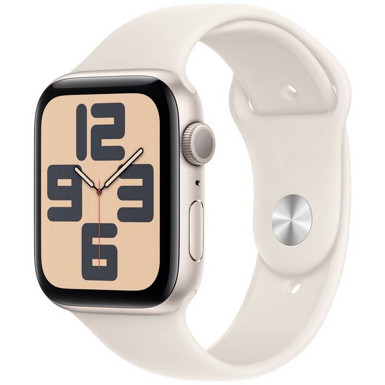 Apple Watch SE 2024 GPS 44mm Starlight Sport Band - M/L 0