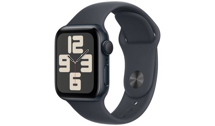 Apple Watch SE 2024 GPS 40mm Midnight Sport Band - M/L