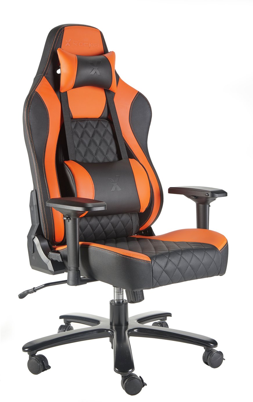 X rocker gaming discount chair black and orange