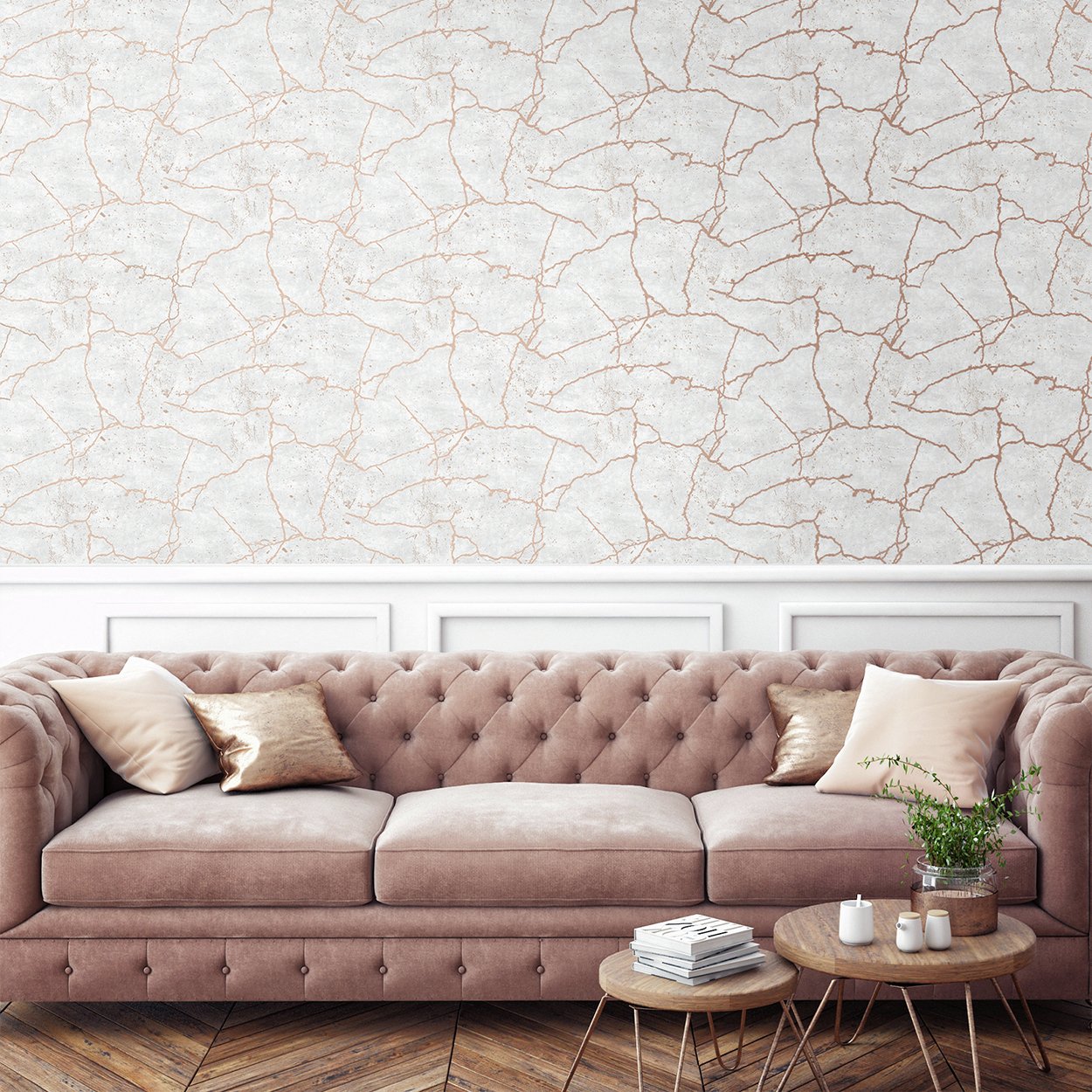 Superfresco Easy Kintsugi Rose Gold Wallpaper Review