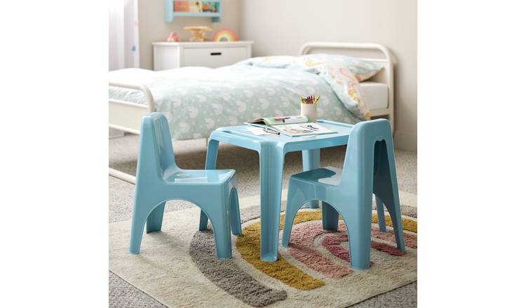 Bica Kids Set of 2 Sky Blue Plastic Chairs