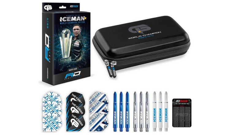 Red Dragon Gerwyn Price Iceman Darts Case and Accessories