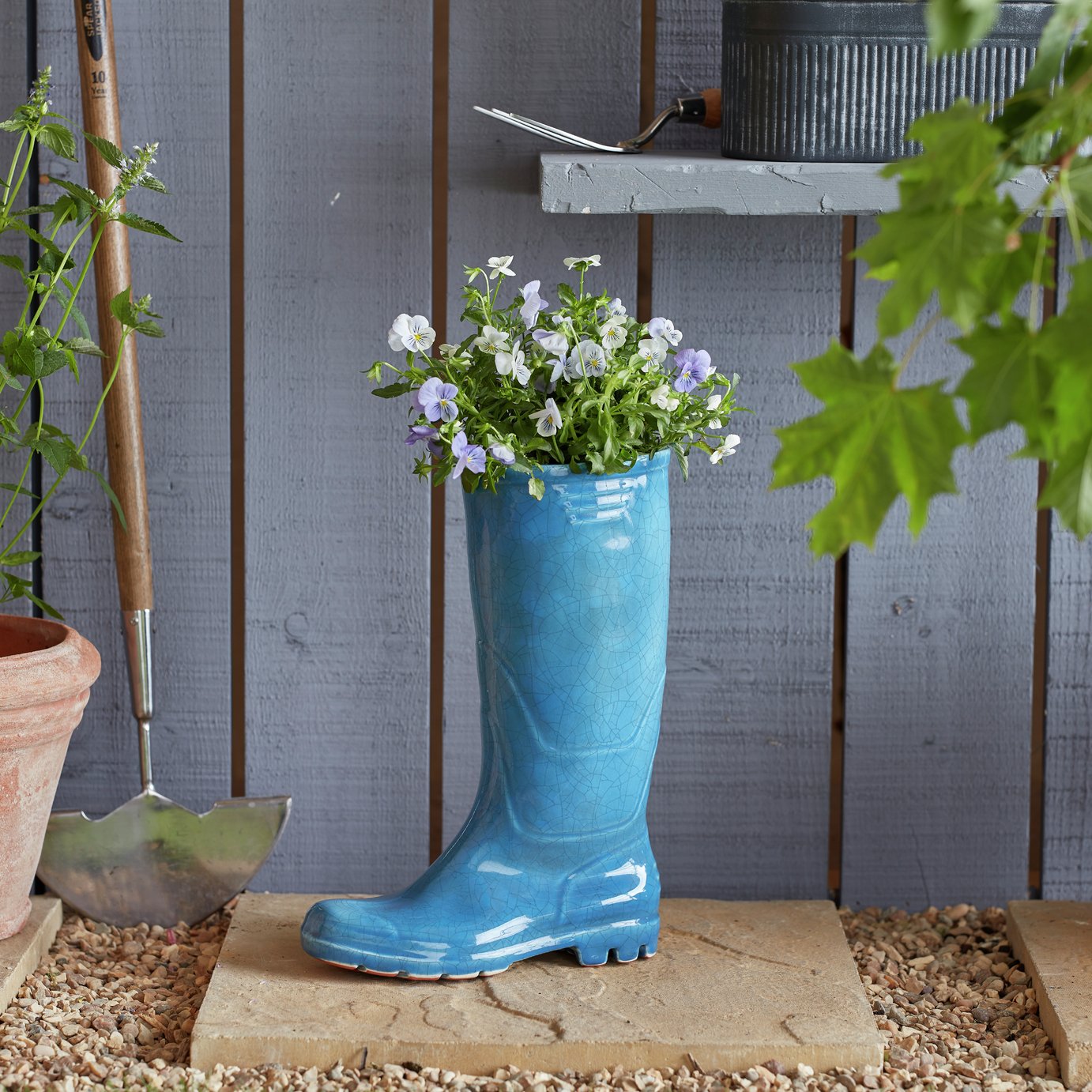 white glitter boots