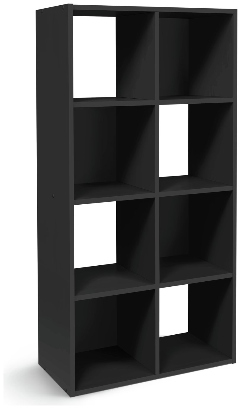 Habitat Squares 8 Cube Storage Unit - Black