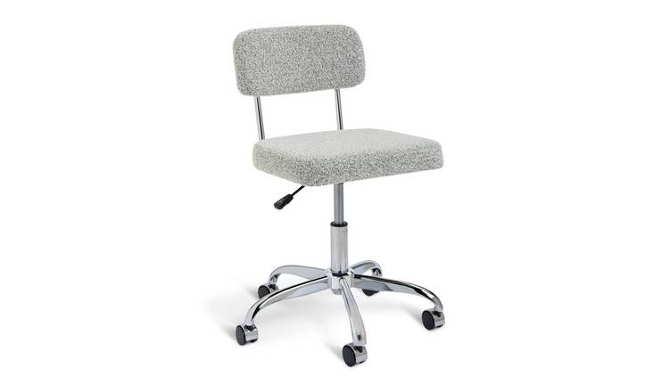 Habitat Haki Fabric Office Chair - Grey