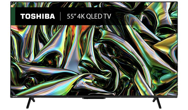 Toshiba 55 Inch 55QV2F63DB Smart UHD HDR QLED Freely TV