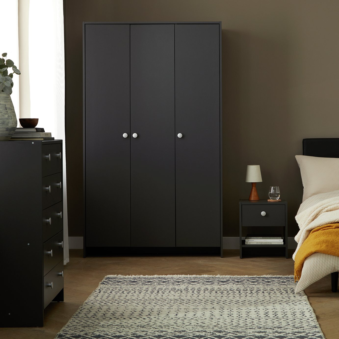 Argos Home Seville 3 Piece 3 Door Wardrobe Package 