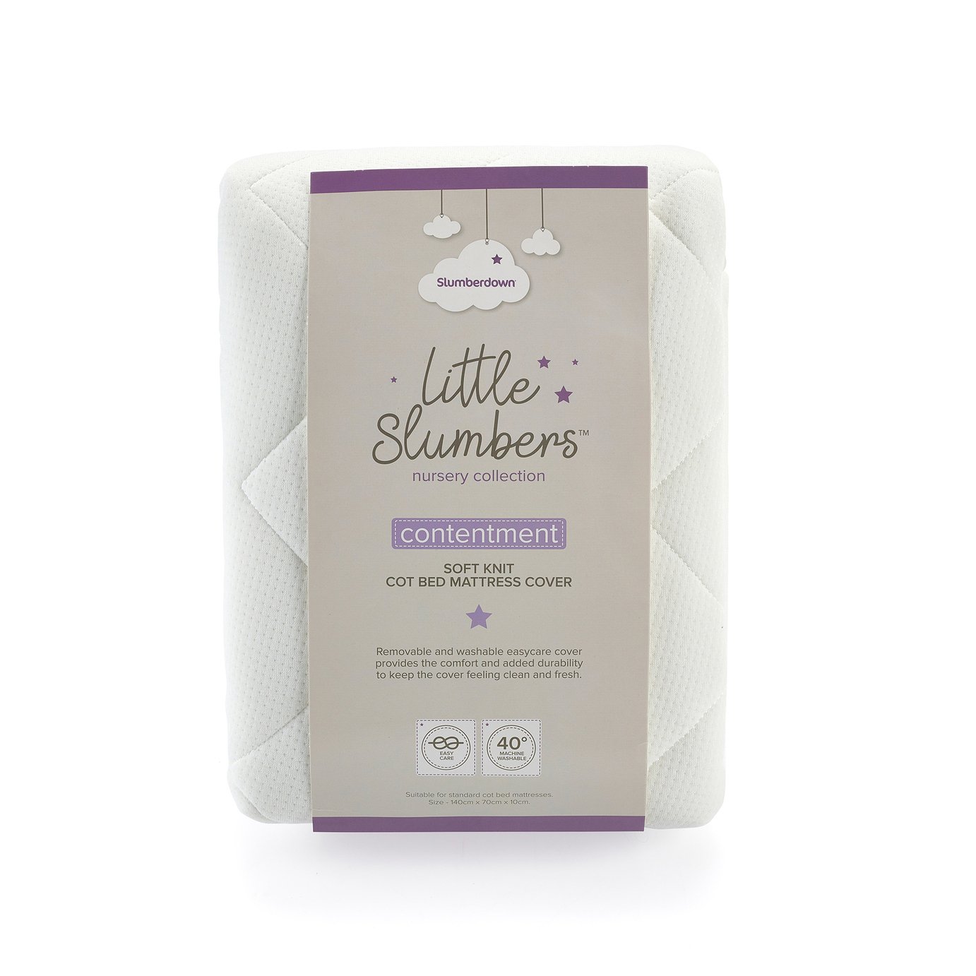 Slumberdown Contentment Soft Knitted Cot Bed Mattress Cover Review