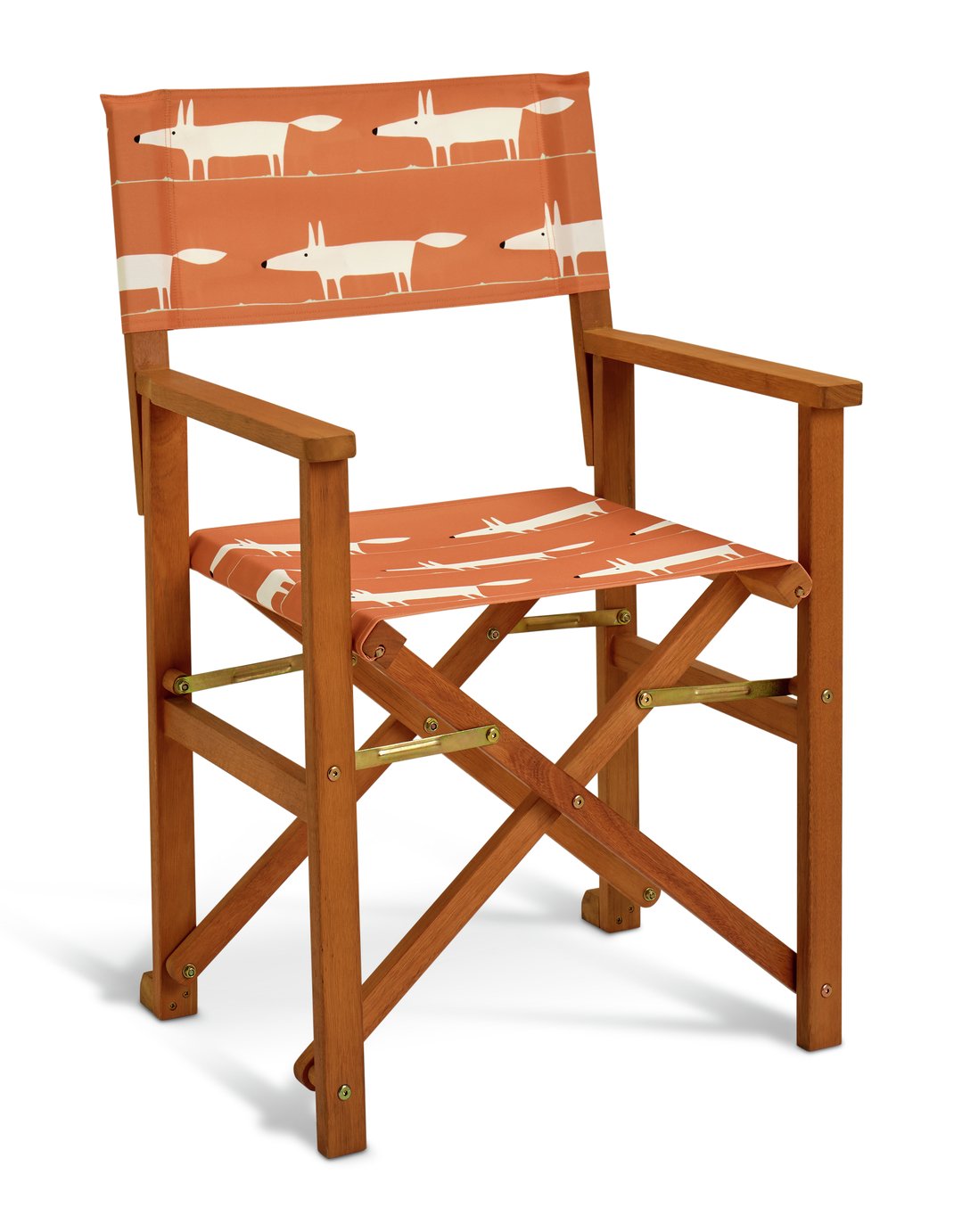 Buy Habitat x Scion Folding Wooden Garden Director Chair- Mr Fox