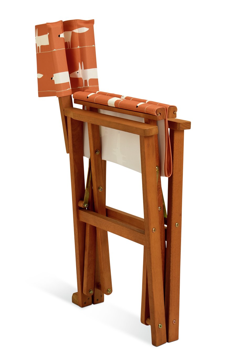 Buy Habitat x Scion Folding Wooden Garden Director Chair- Mr Fox