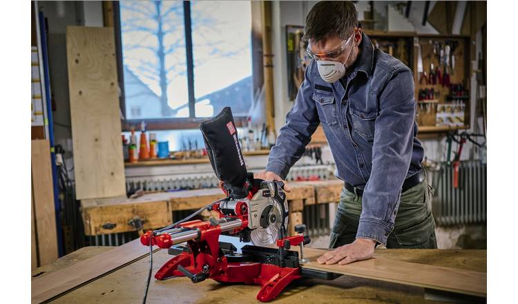 Einhell  1600W Dual 210mm Sliding Mitre Saw - 230V