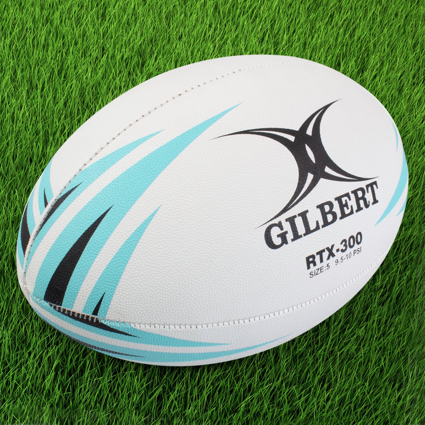 Gilbert WRS A-XV – Pallone Da Rugby Taglia 5 In Tessuto Hydratec – Resistente All'Acqua E Allo Sporco – Spedito Sgonfio - 5