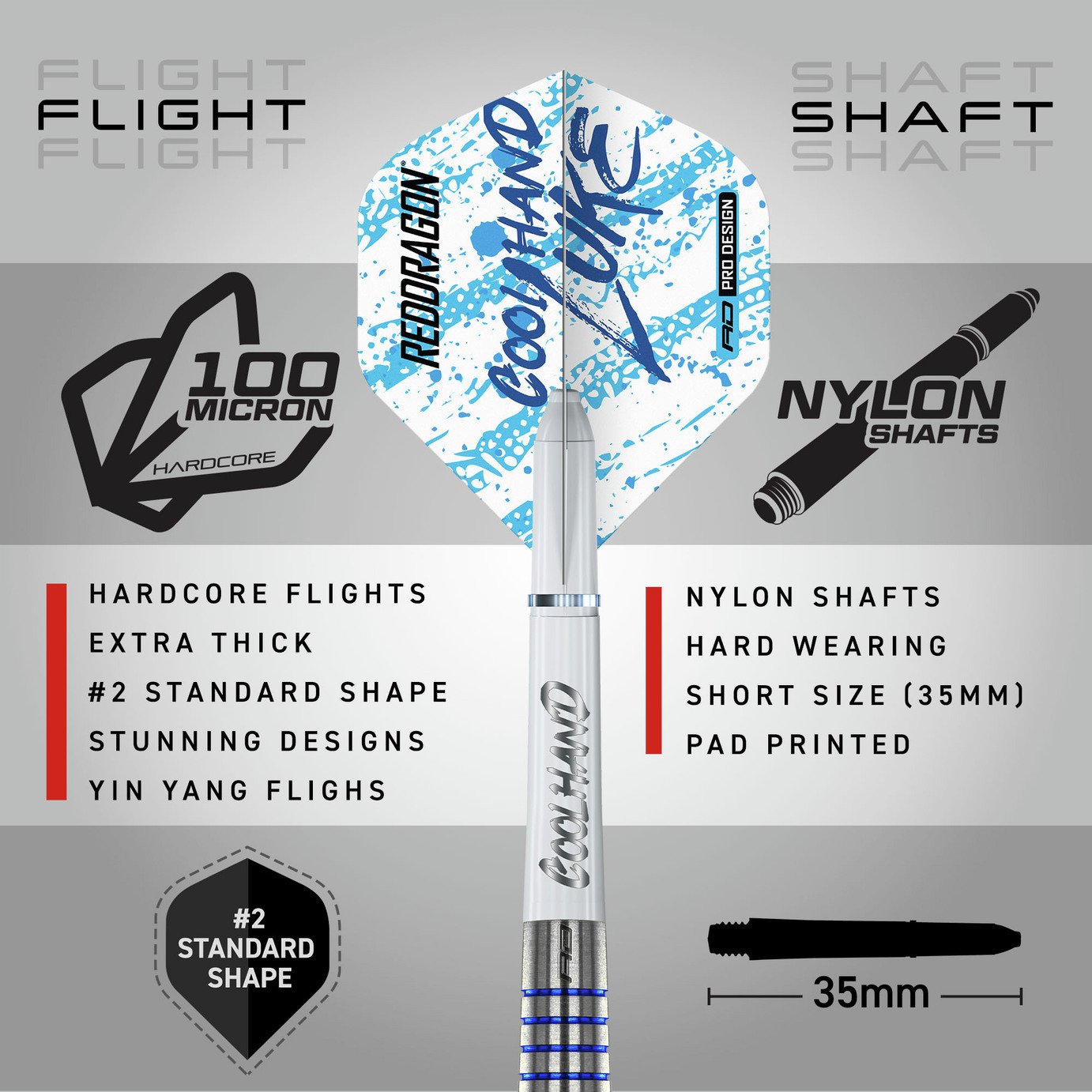 Buy Red Dragon Luke Humphries Coolhand 22g 90% Tungsten Darts
