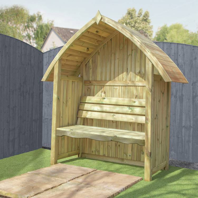 Mercia Trent Arch Top Arbour Seat 0