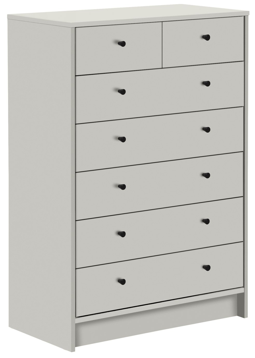 Argos Home Malibu 5   2 Drawer Chest - Soft Grey