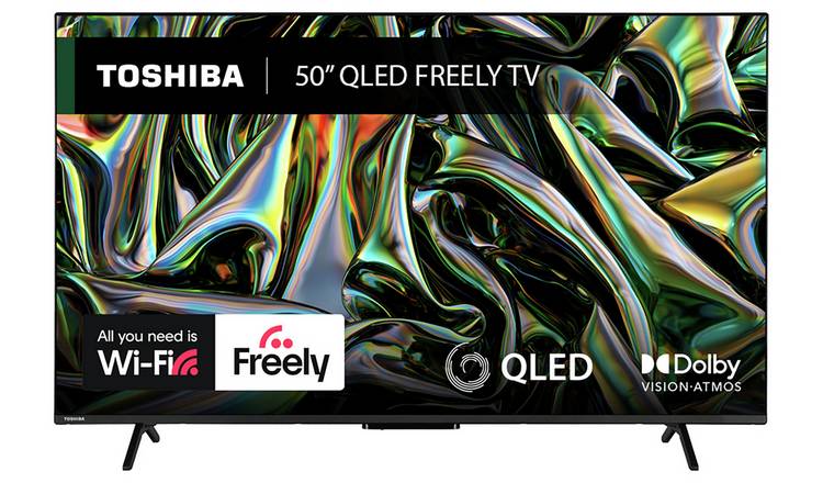 Toshiba 50 Inch 50QV2F63DB Smart UHD HDR QLED Freely TV