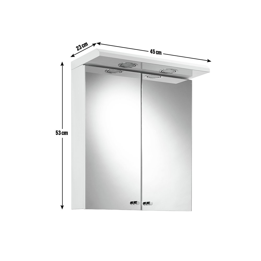 Argos Home 2 Door Illuminated Bathroom Cabinet Review