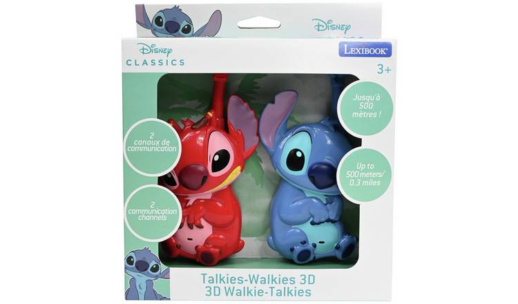 Disney Stitch 500 M 3 D Walkie Talkies