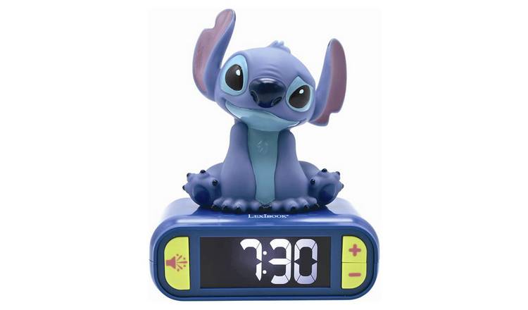 Disney Stitch Nightlight Alarm Clock