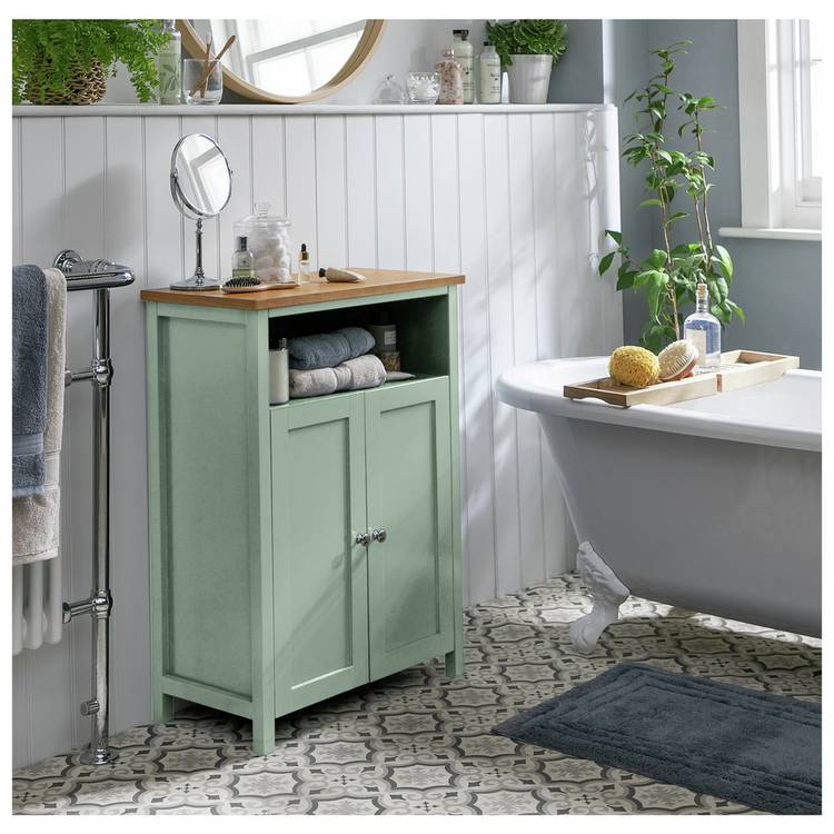 Argos Home Livingston Double Unit - Sage Green 0