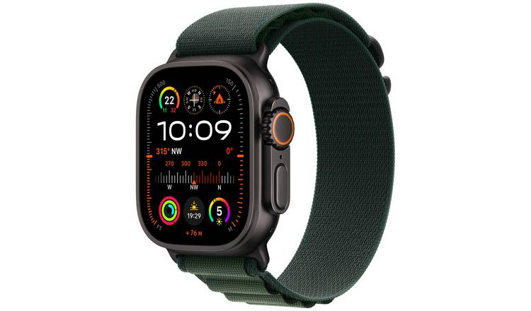 Apple Watch Ultra 2 2024 49mm Dark Green Alpine Loop - Large