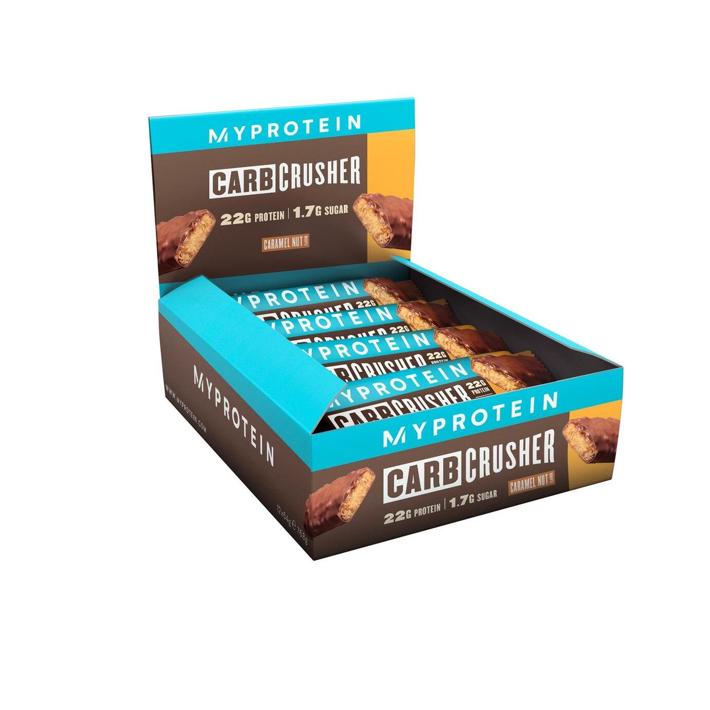 MYPROTEIN Carb Crusher Caramel Nut Snack Bars x 12 Review