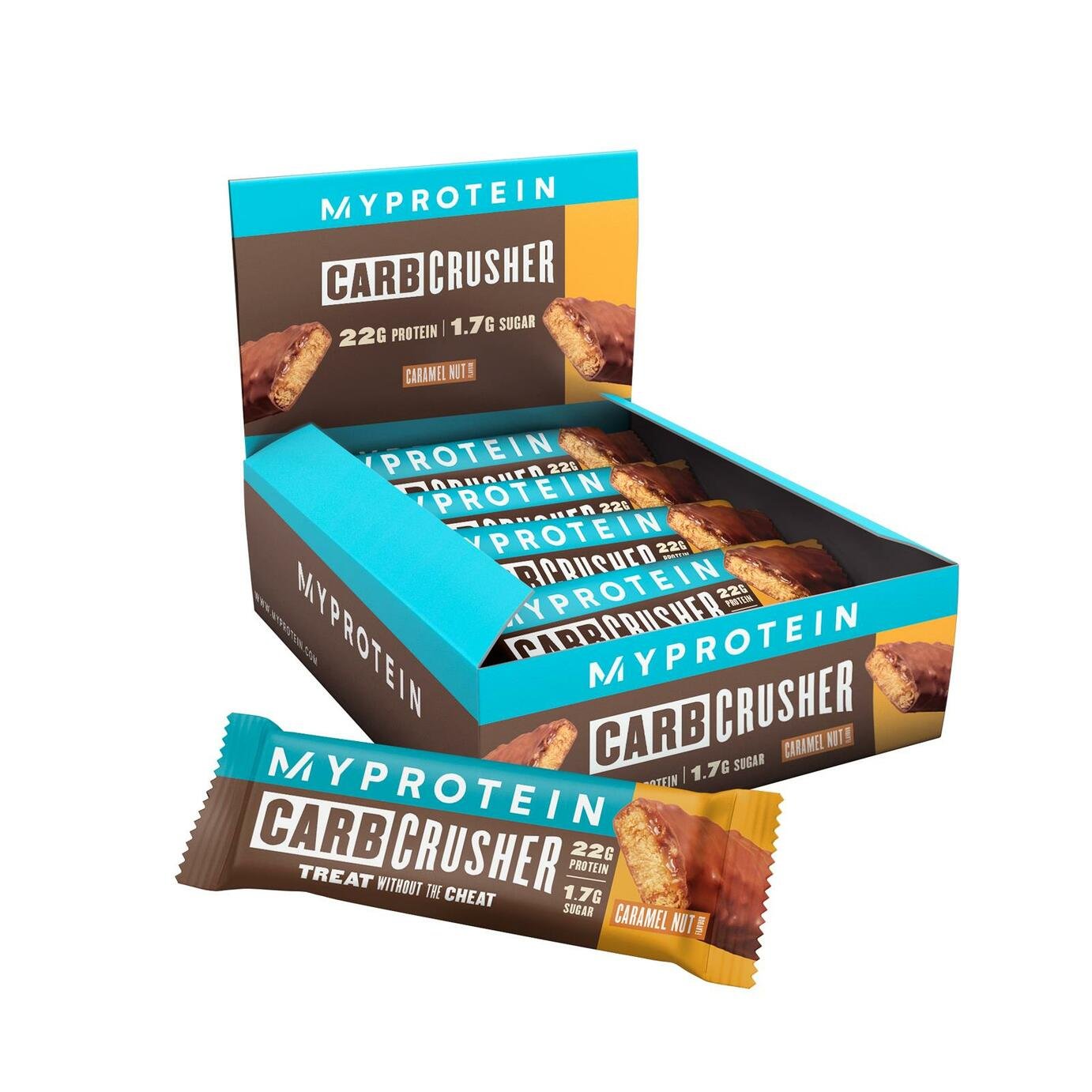 MYPROTEIN Carb Crusher Caramel Nut Snack Bars x 12 Review