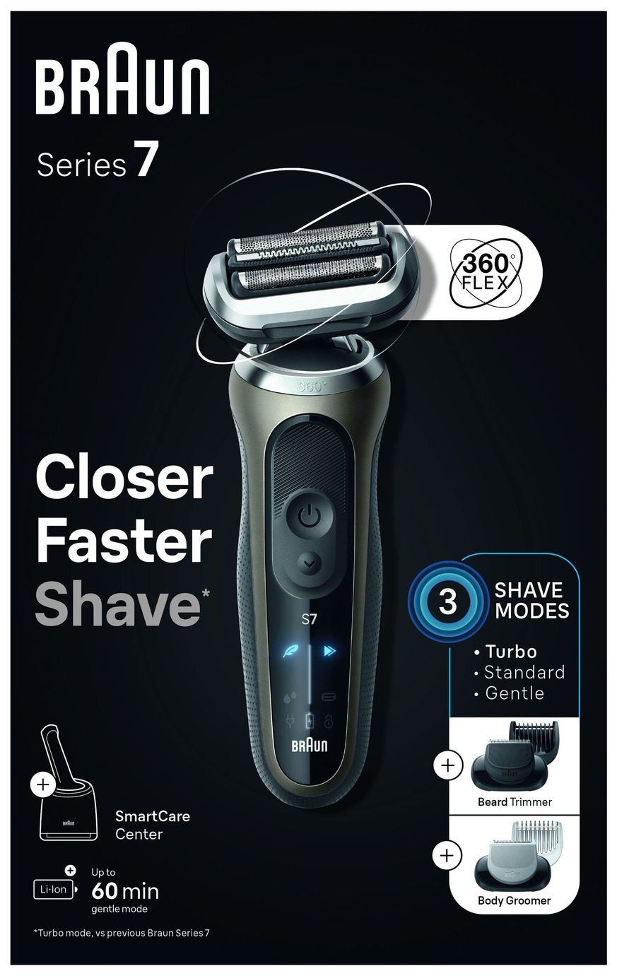Buy Braun Series 7 Cordless Wet and Dry Use Electric Shaver | Mens