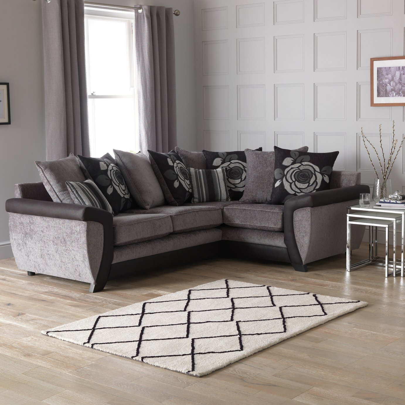 Argos Home Illusion Right Corner Fabric Sofa Review